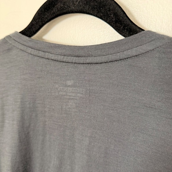 Segments 100% Merino Wool Long Sleeve Shirt Woolmark Lightweight Base Layer LRG - Picture 12 of 13